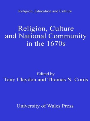 cover image of Religion, Culture and National Community in the 1670s